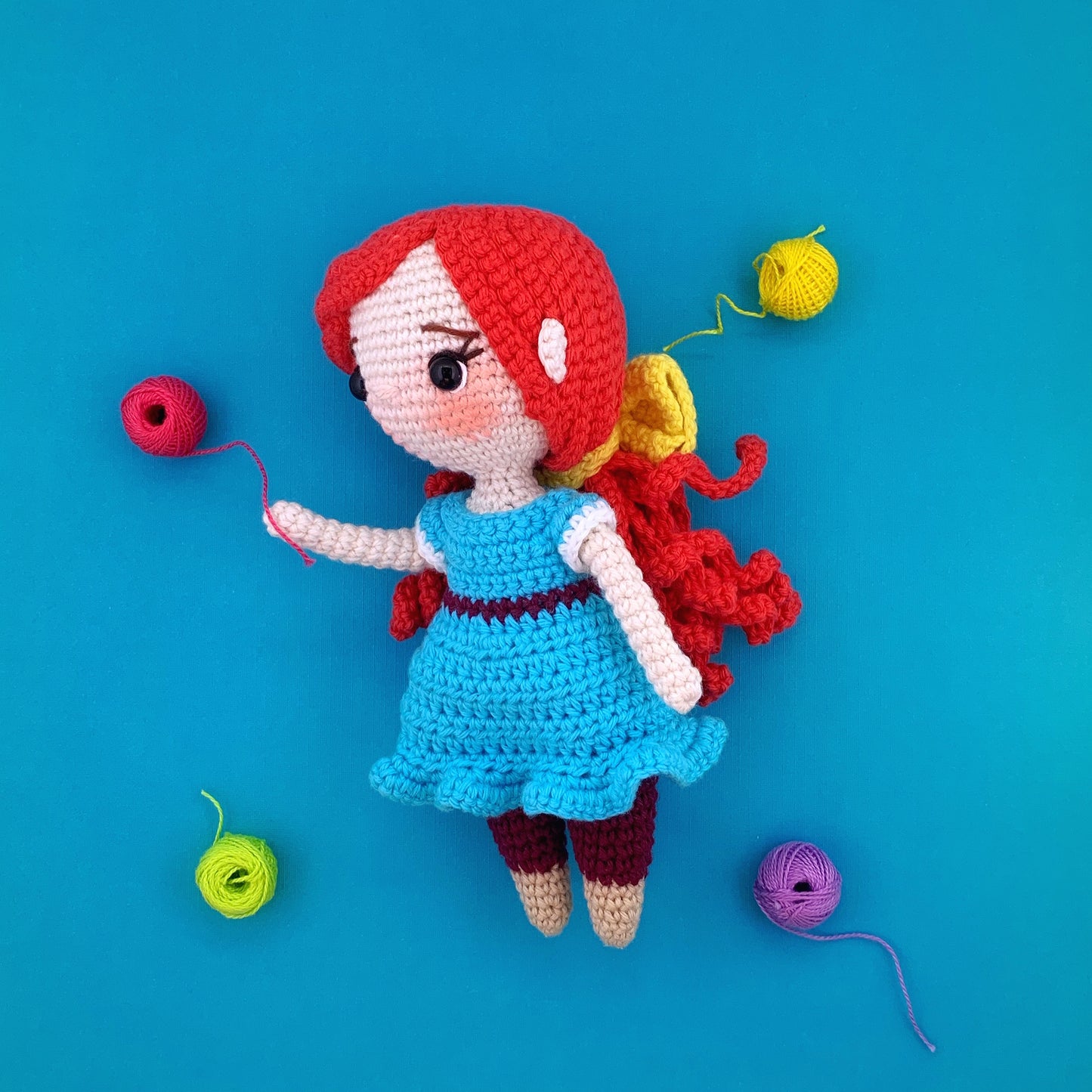 Anastasia Doll DIGITAL Amigurumi Crochet Pattern
