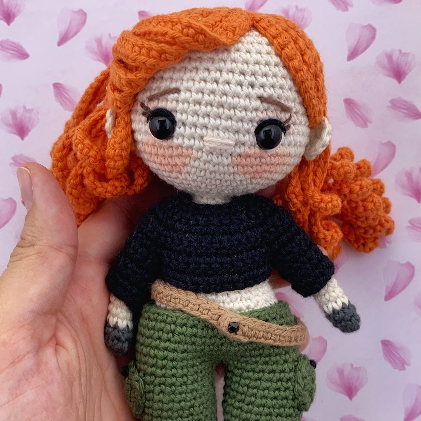 Kim Possible Doll DIGITAL Amigurumi Crochet Pattern