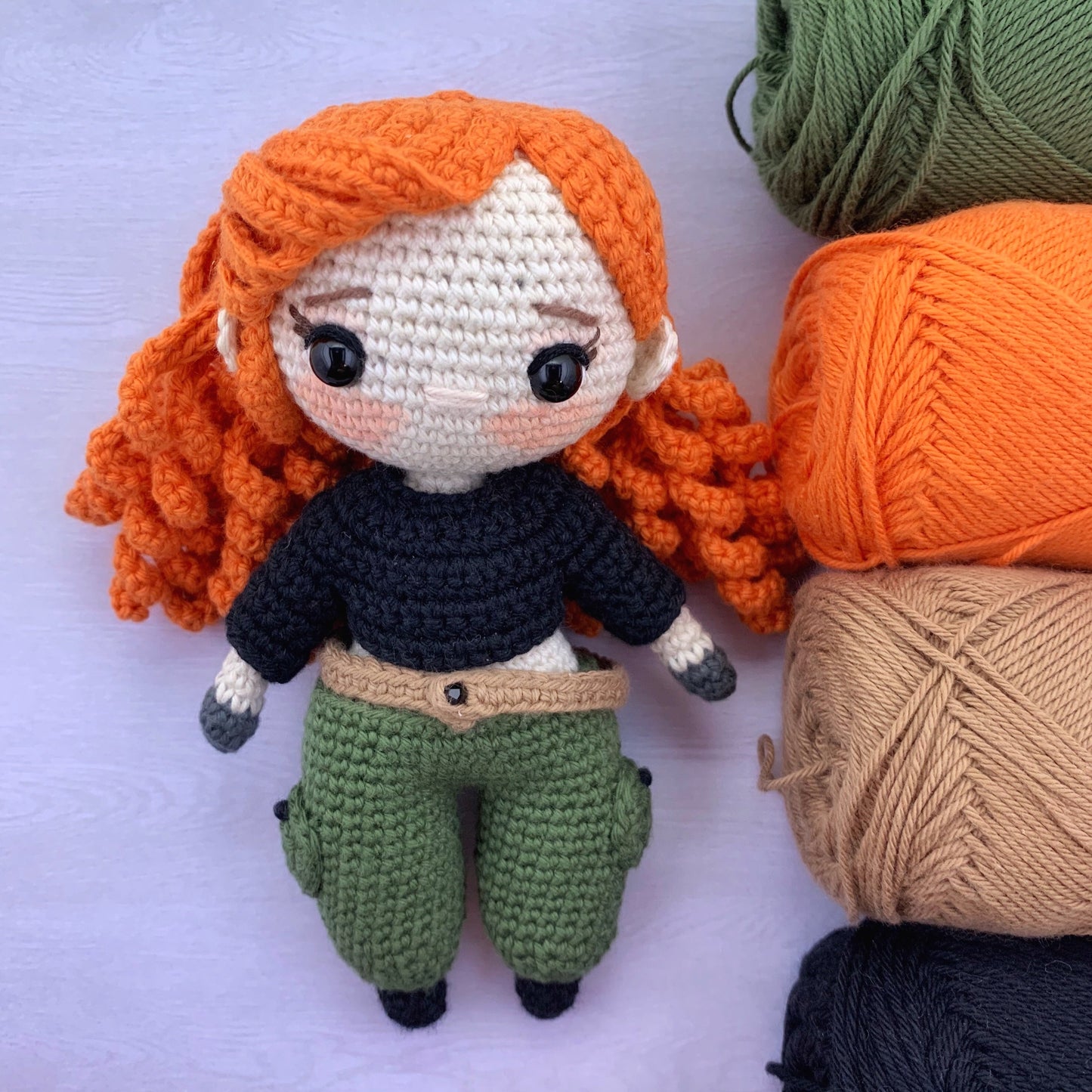 Kim Possible Doll DIGITAL Amigurumi Crochet Pattern
