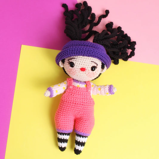 Loonette The Clown 7” DIGITAL Amigurumi Crochet Pattern