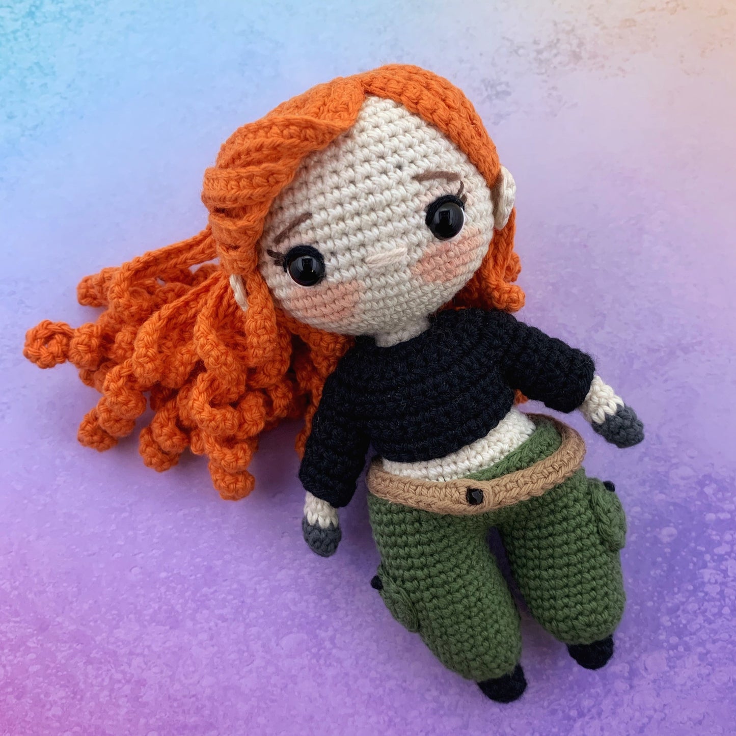 Kim Possible Doll DIGITAL Amigurumi Crochet Pattern