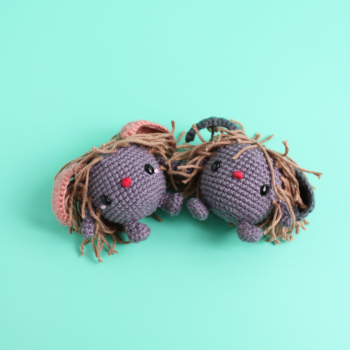 Beginner Crochet Big Comfy Couch Dust Bunnies 2.5" DIGITAL Amigurumi Pattern