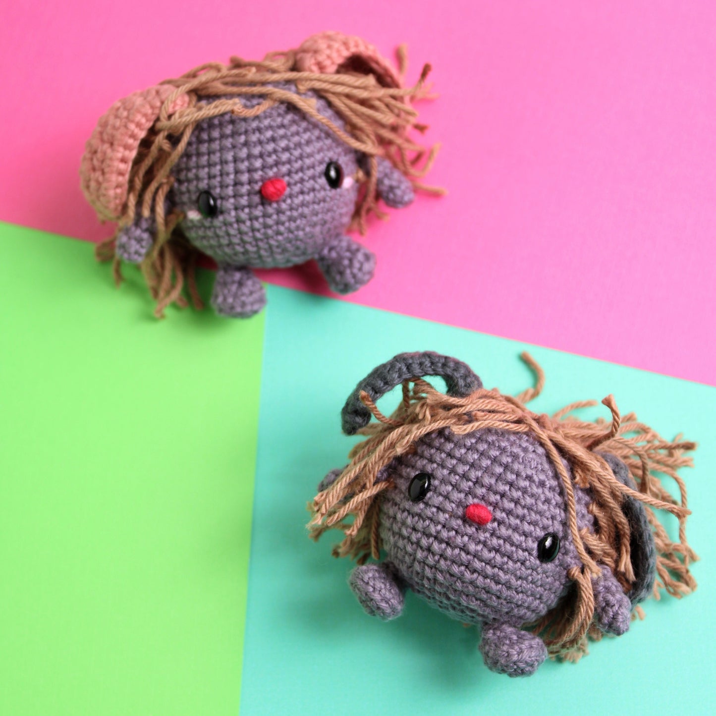 Beginner Crochet Big Comfy Couch Dust Bunnies 2.5" DIGITAL Amigurumi Pattern