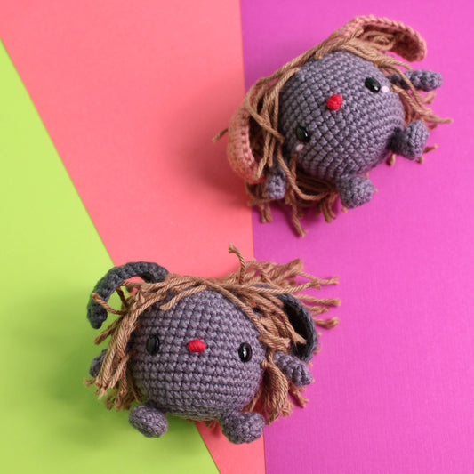 Beginner Crochet Big Comfy Couch Dust Bunnies 2.5" DIGITAL Amigurumi Pattern