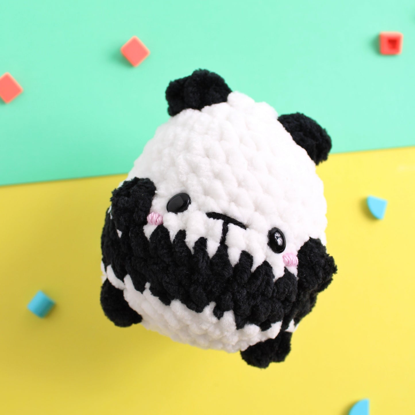 Quick No Sew Amigurumi Crochet PDF Pattern Original Potato Pals Panda