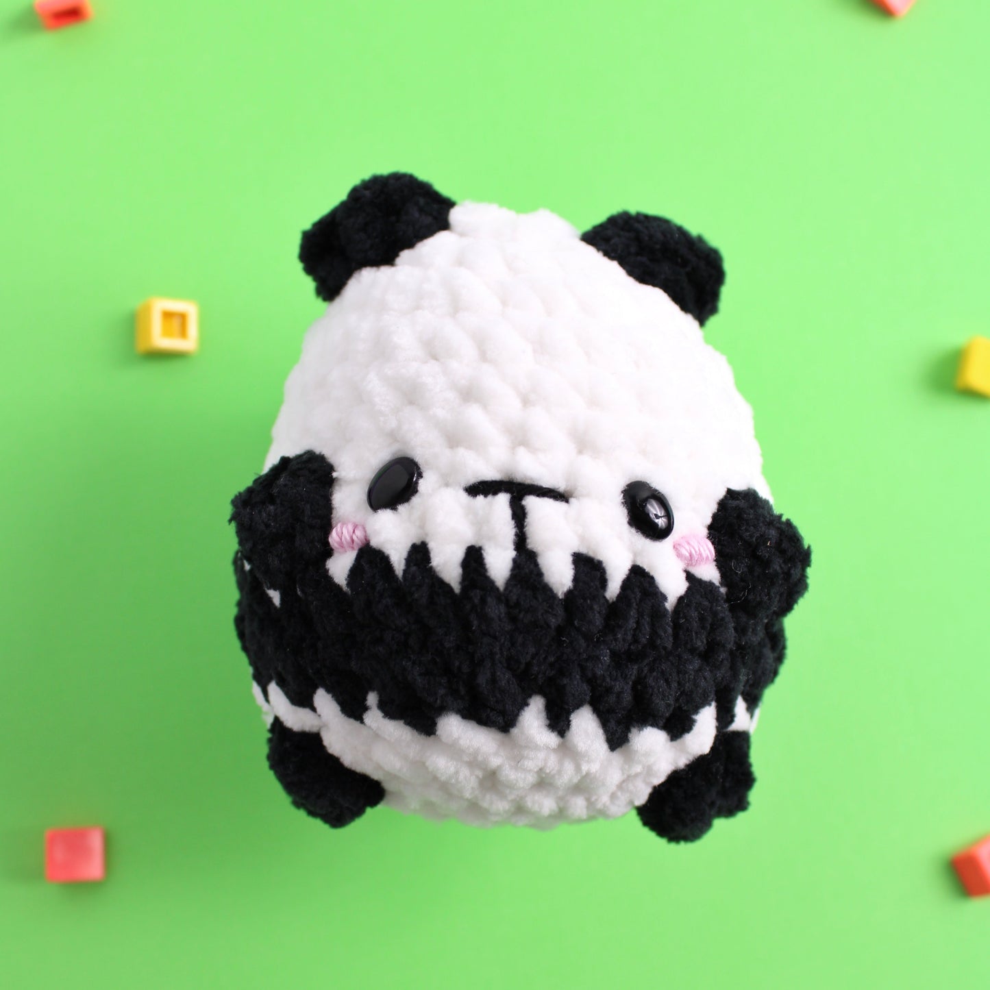 Quick No Sew Amigurumi Crochet PDF Pattern Original Potato Pals Panda