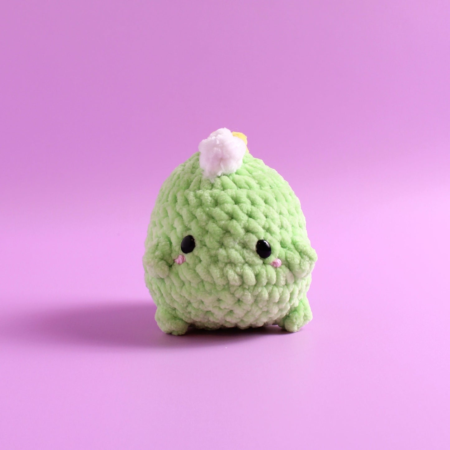 Quick No Sew Amigurumi Crochet PDF Pattern Original Potato Pals Dinosaur