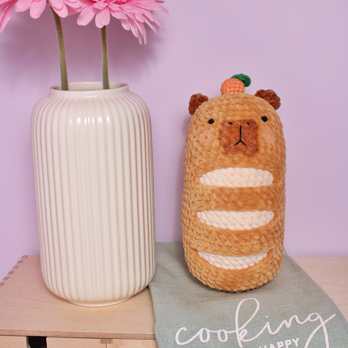 Capyguette No Sew Yarn Bun Amigurumi Crochet PDF Pattern