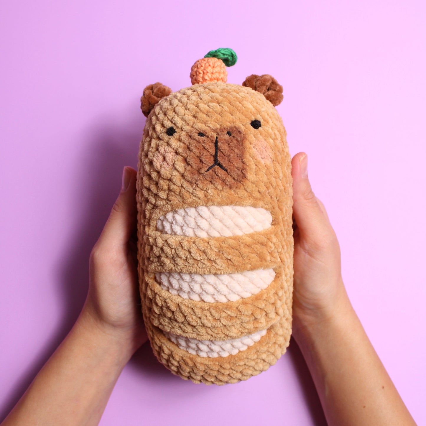 Capyguette No Sew Yarn Bun Amigurumi Crochet PDF Pattern