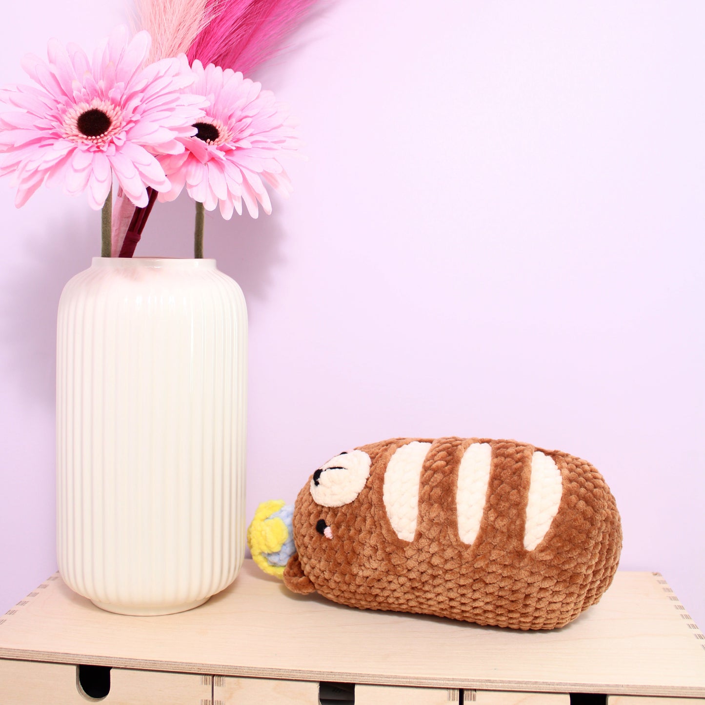Bear Baguette No Sew Yarn Bun Amigurumi Crochet PDF Pattern