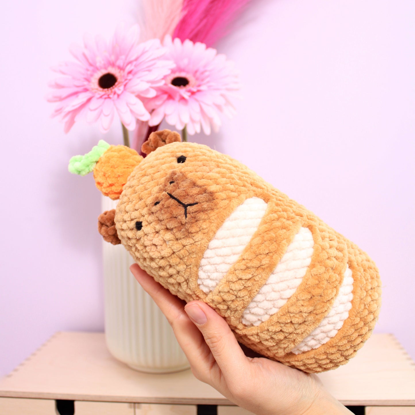 Capyguette No Sew Yarn Bun Amigurumi Crochet PDF Pattern