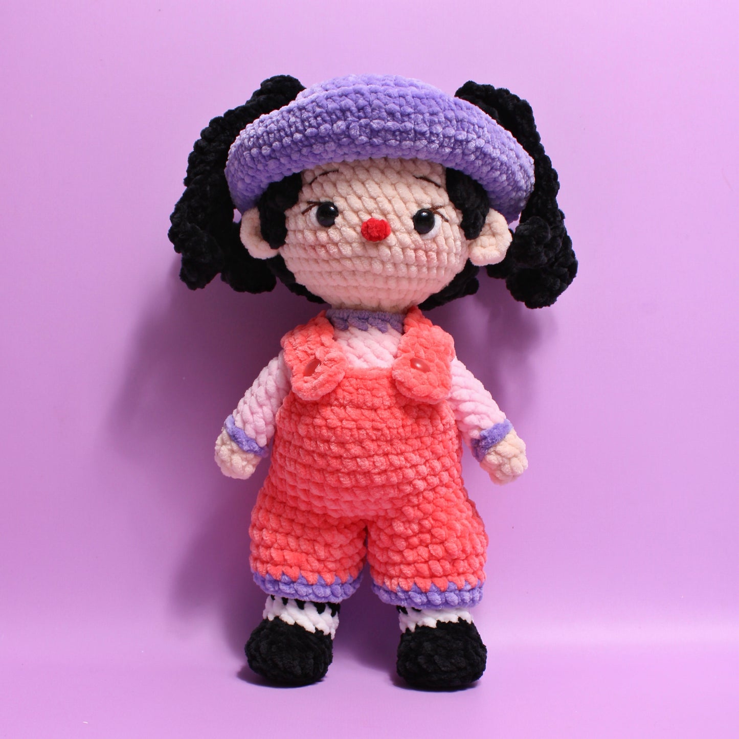 NEW Loonette The Clown 12.5" Bulky Weight Crochet Doll Pattern