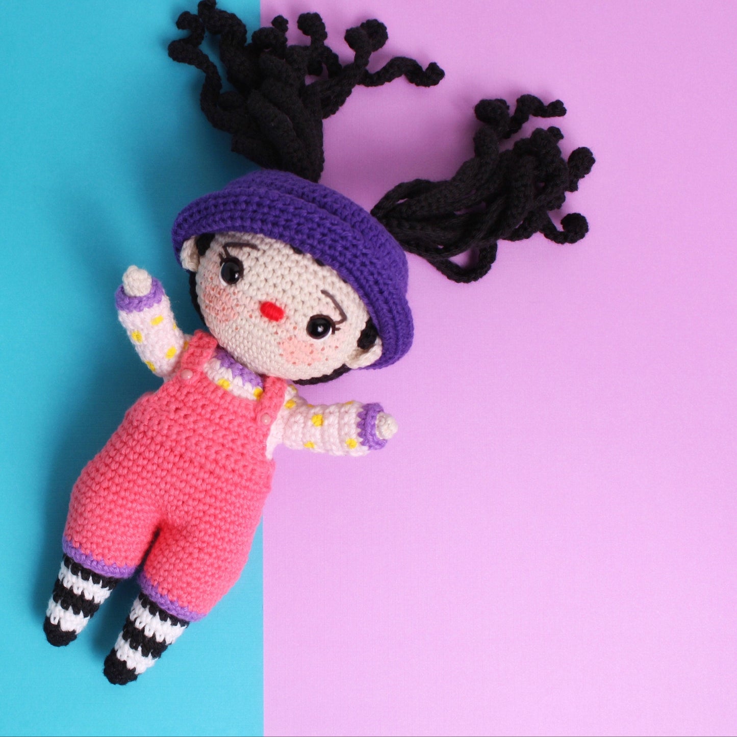 Loonette The Clown 7” DIGITAL Amigurumi Crochet Pattern