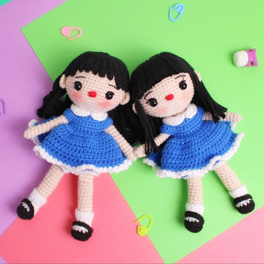 Molly Crochet 7” DIGITAL Amigurumi Doll Pattern