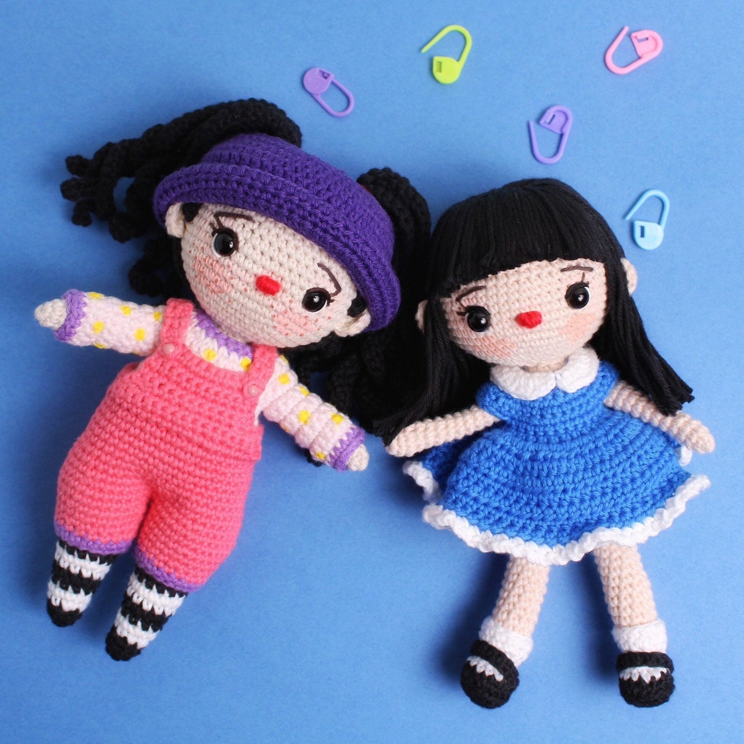 3 in 1 Loonette, Molly 7” & Dust Bunnies 2.5" DIGITAL Amigurumi Clown Doll Crochet Pattern