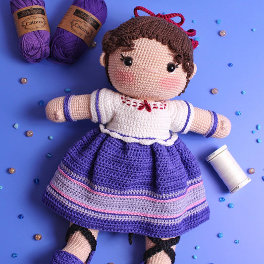 Luisa Madrigal 12.5” DIGITAL Amigurumi Crochet Doll Pattern