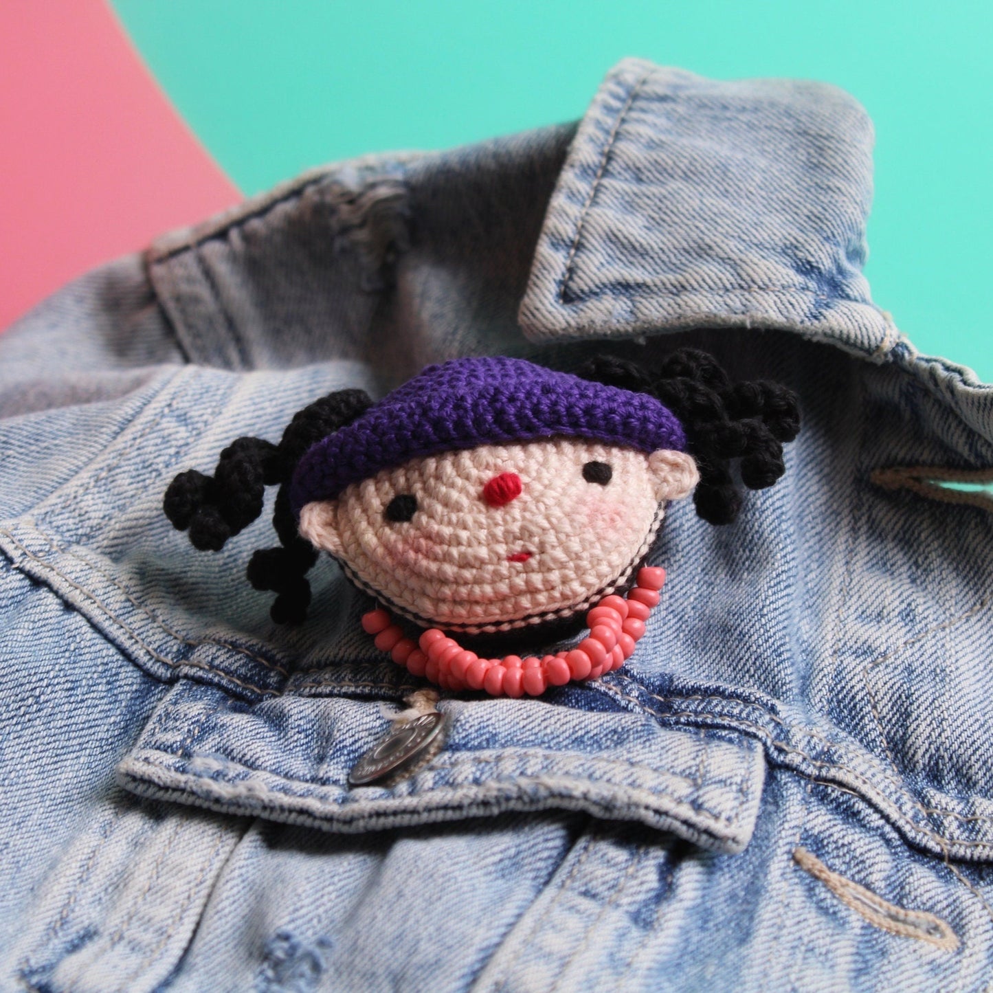 QUICK EASY Loonette The Clown Crochet Brooch DIGITAL Pattern