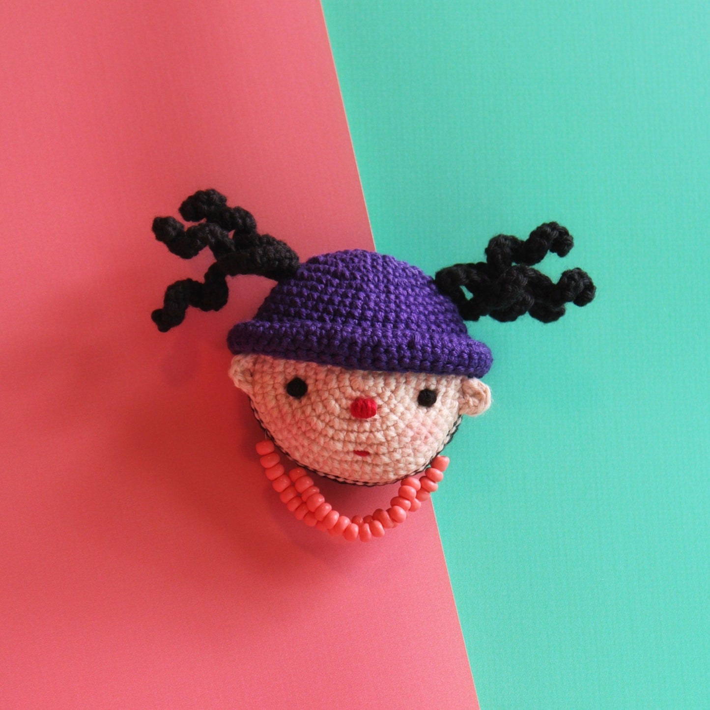 QUICK EASY Loonette The Clown Crochet Brooch DIGITAL Pattern