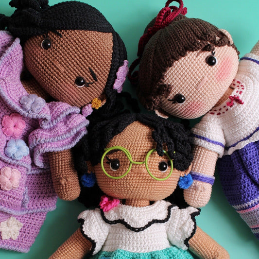 Mirabel, Isabela & Luisa Madrigal 12.5” DIGITAL Amigurumi Crochet Pattern