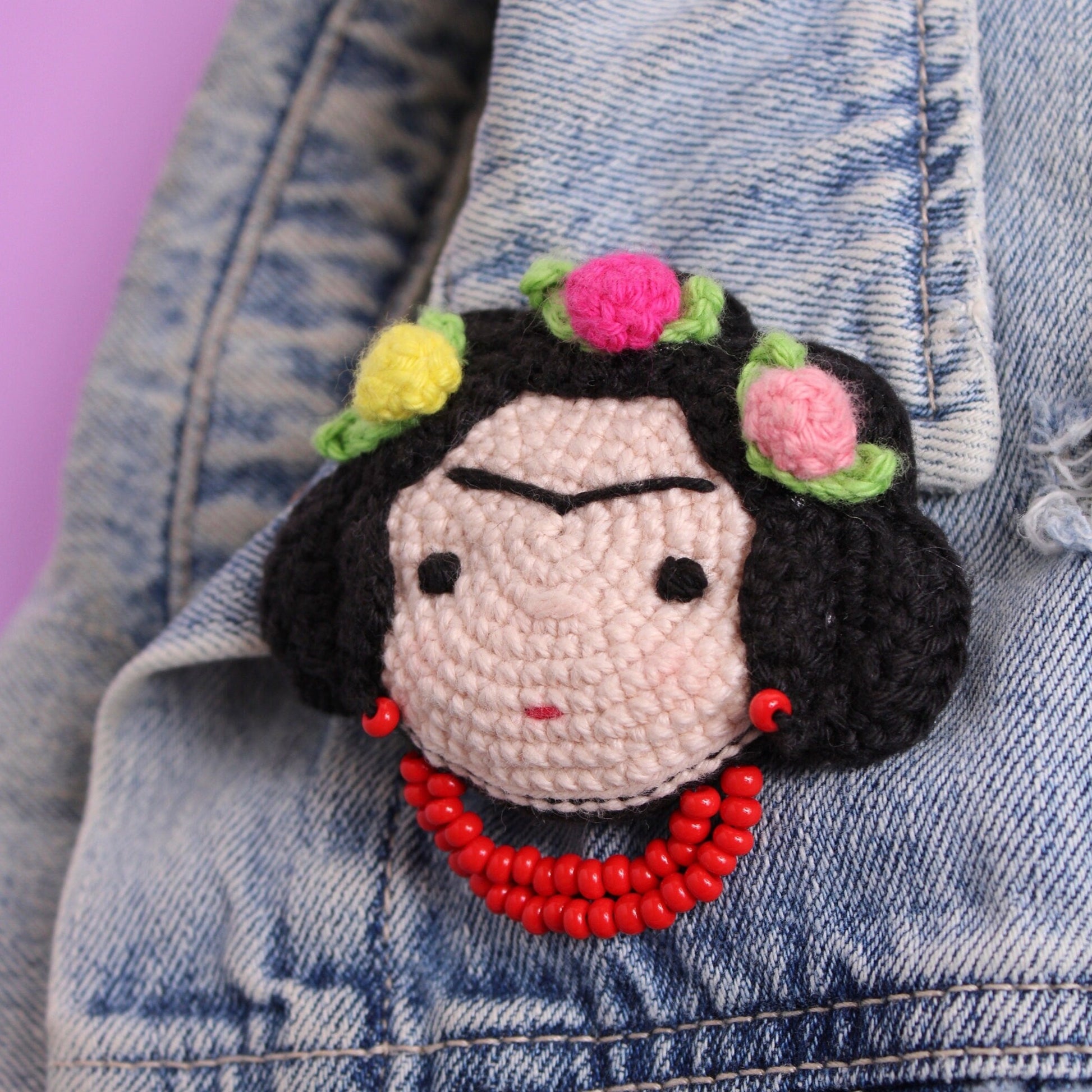 Broche camée frida kahlo rockabilly pin up - Un grand marché Broche camée frida kahlo rockabilly pin up - Un grand marché