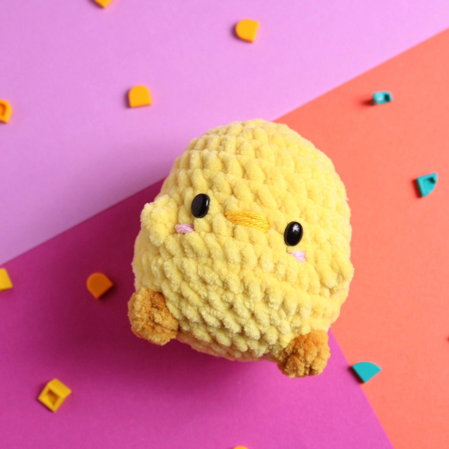 Quick No Sew Amigurumi Crochet PDF Pattern Original Potato Pals Chick