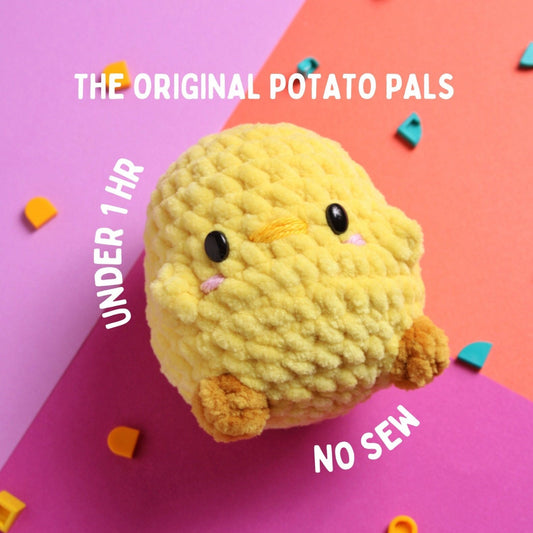 Quick No Sew Amigurumi Crochet PDF Pattern Original Potato Pals Chick