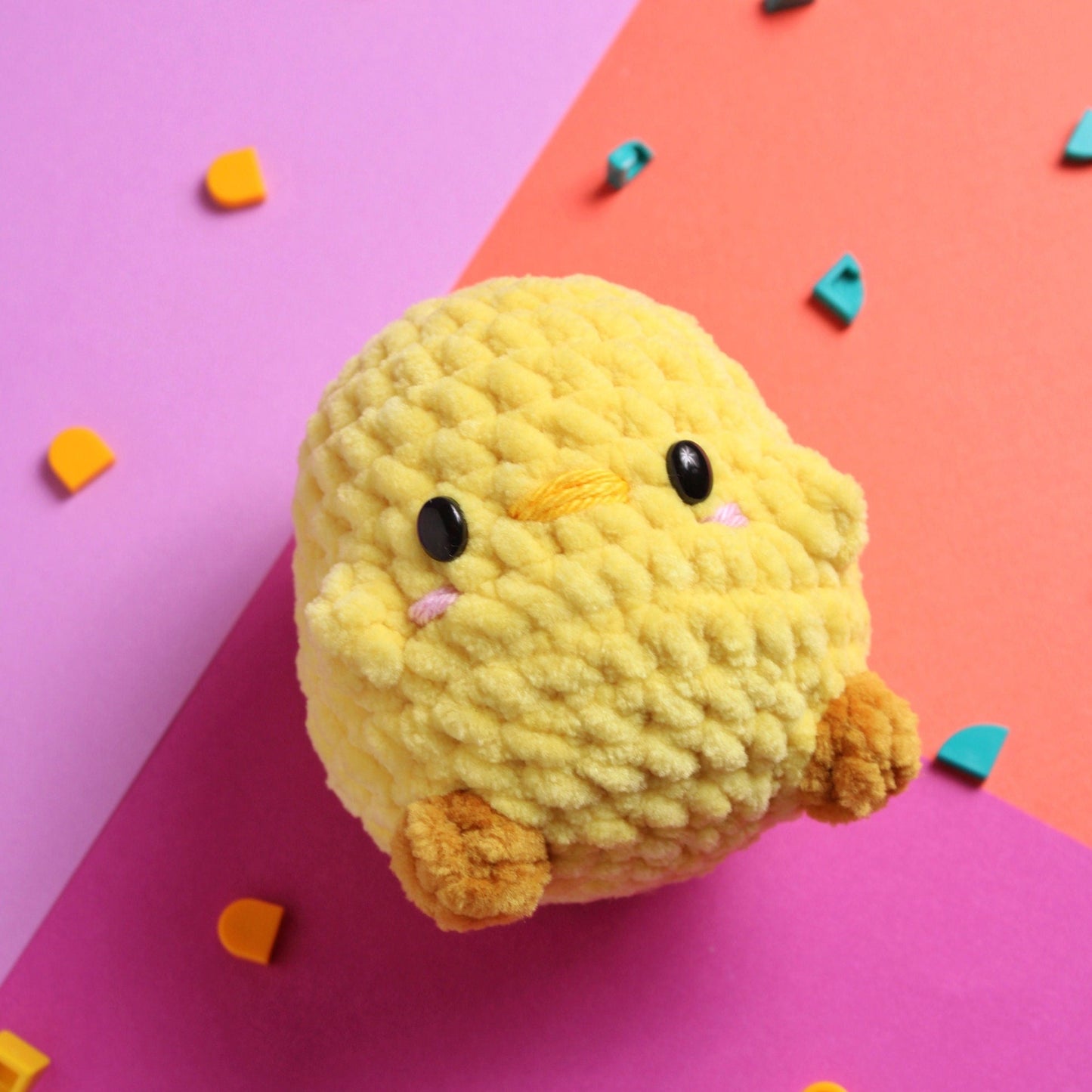 Quick No Sew Amigurumi Crochet PDF Pattern Original Potato Pals Chick