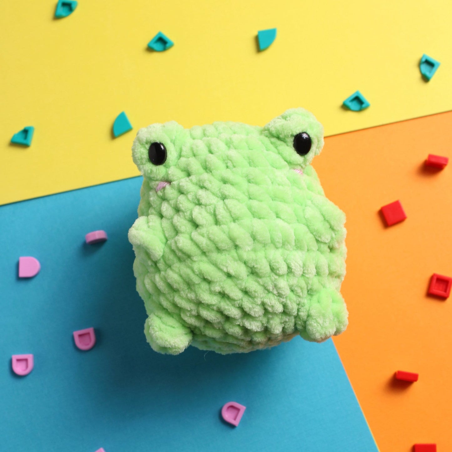 Quick No Sew Amigurumi Crochet PDF Pattern Original Potato Pals Frog